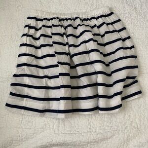 J.Crew Striped Mini Skirt - Size 6